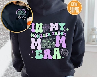 Monster Truck Mama Hoodie: Racing Mom Sweatshirt, Boy Birthday Party