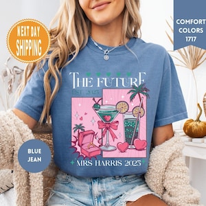 Custom Future Mrs. Comfort Colors Tee: Bride To Be Gift