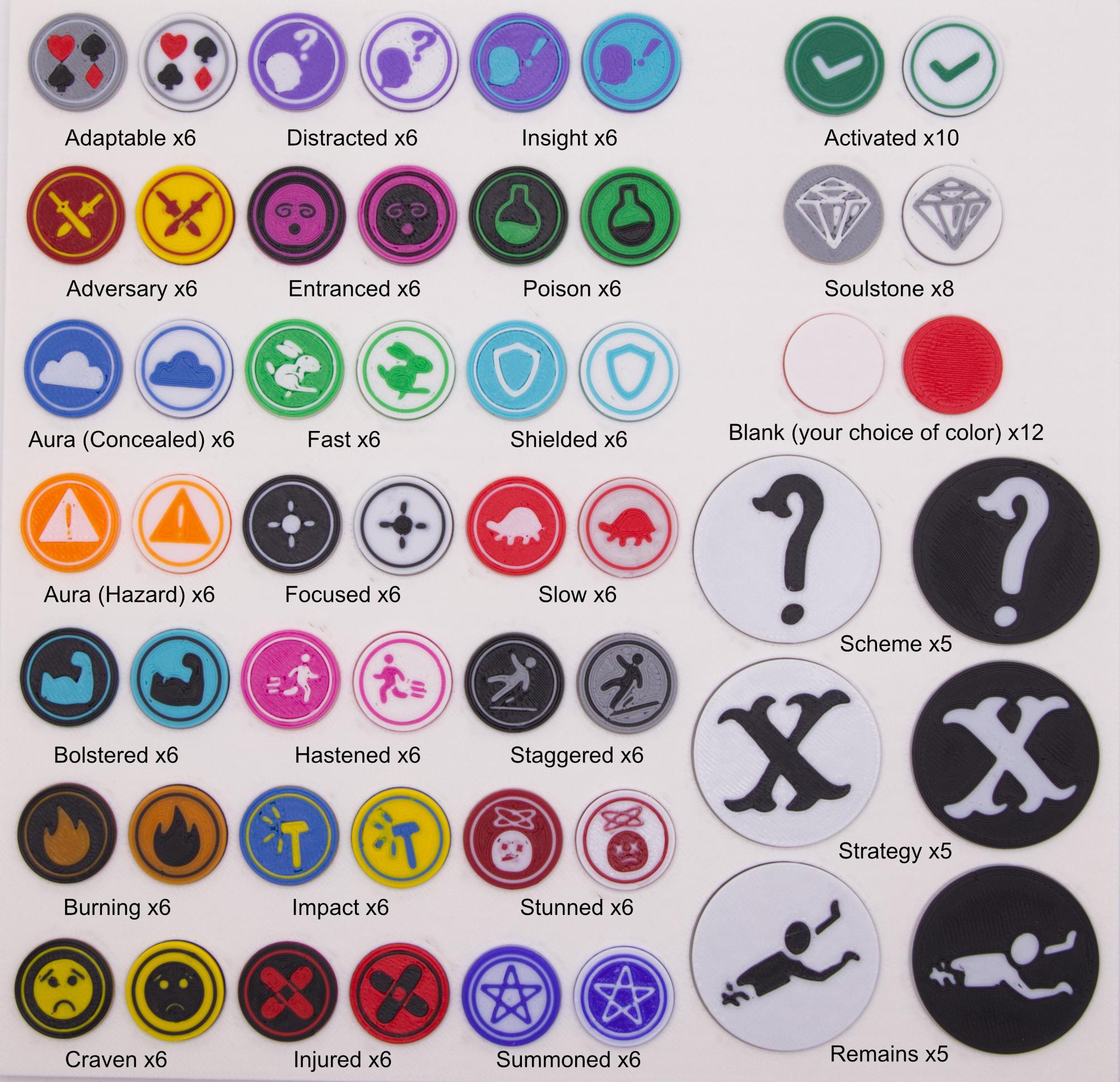 Malifaux 4e Token Bundle | 163 Tokens - Etsy