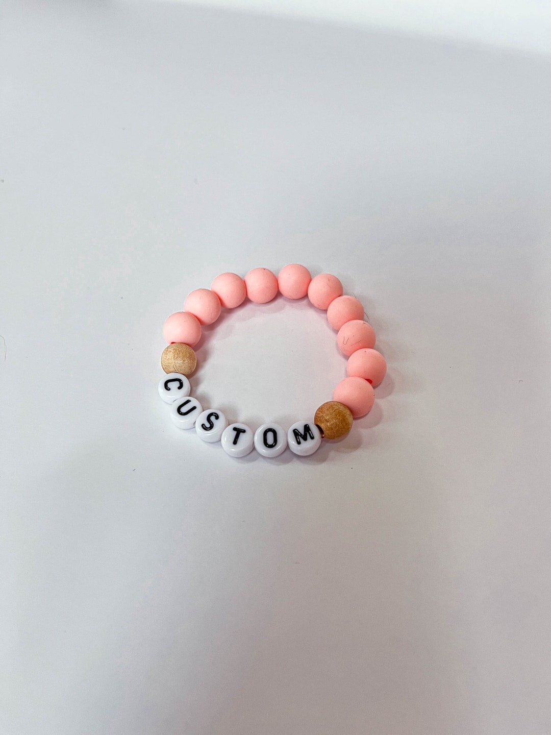 Pink Child ID Bracelet Custom Child Bracelet Child Silicone Name