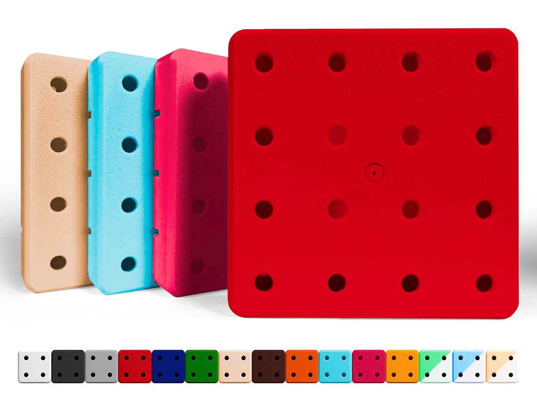 Pegboard Pixels Small Pegboard Tiles 4x4 2x2 Etsy