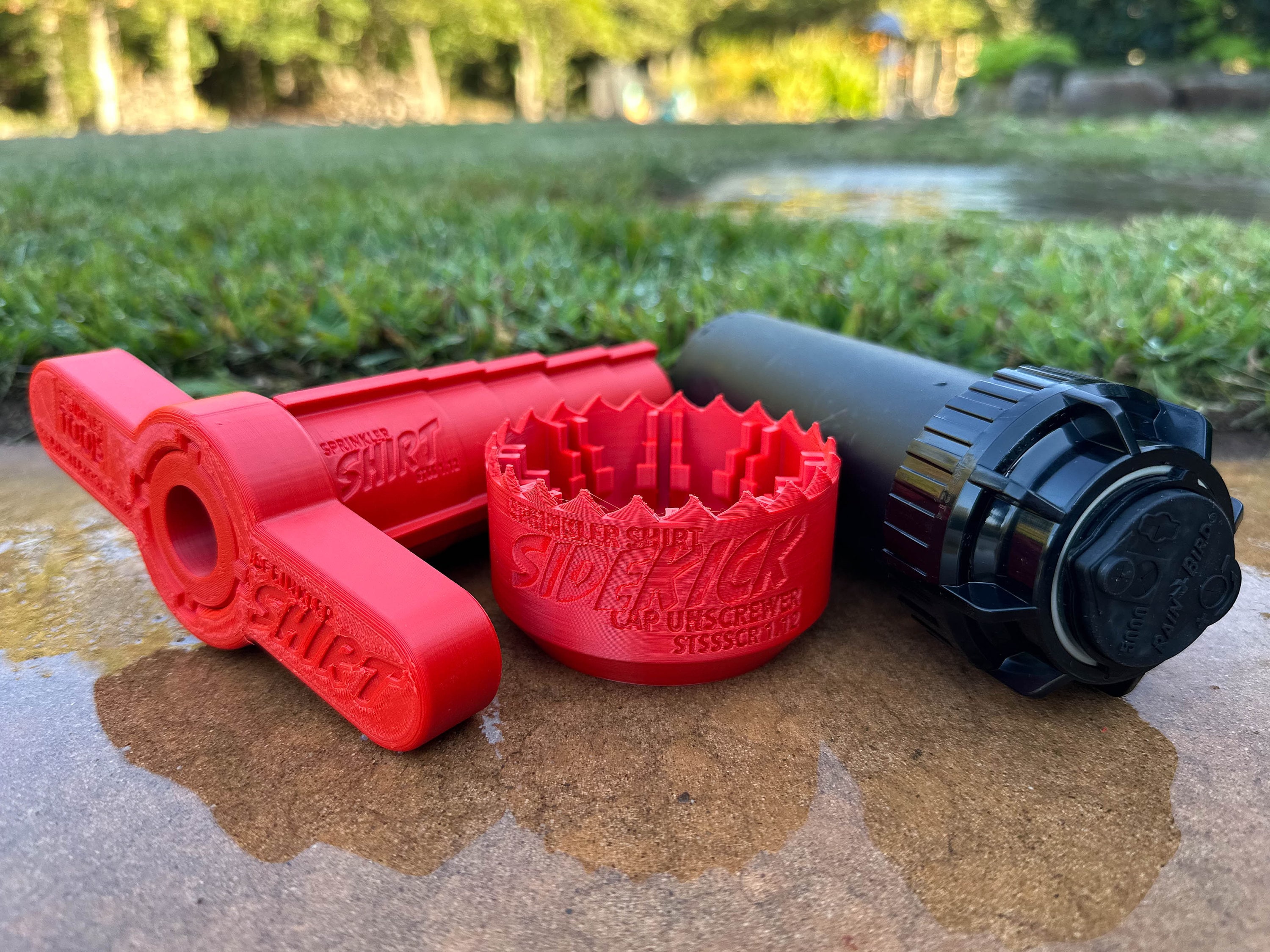 Sprinkler Head Removal 4in1 Tool, Removes Most Brands Rain Bird