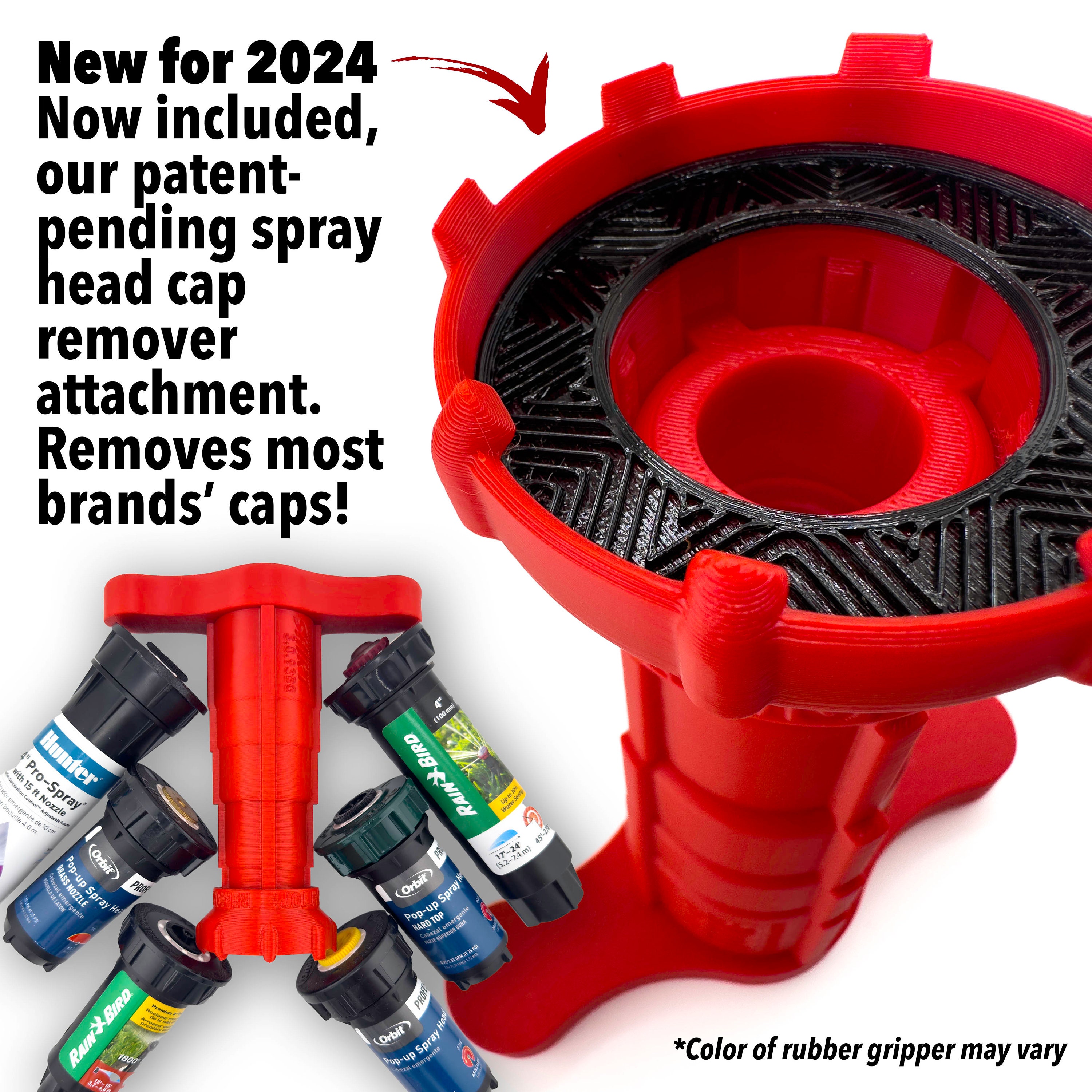 Sprinkler Head Removal 4in1 Tool, Removes Most Brands Rain Bird