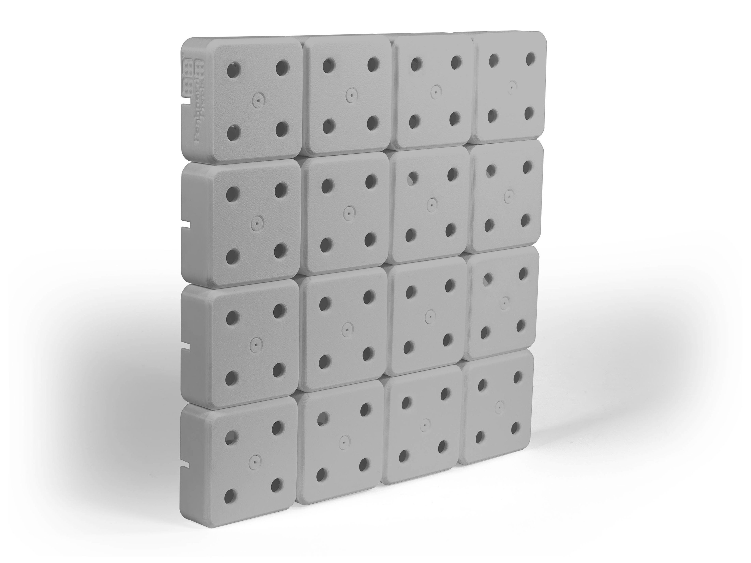 Pegboard Pixels, Small Pegboard Tiles 4x4 2x2, Customizable Creative