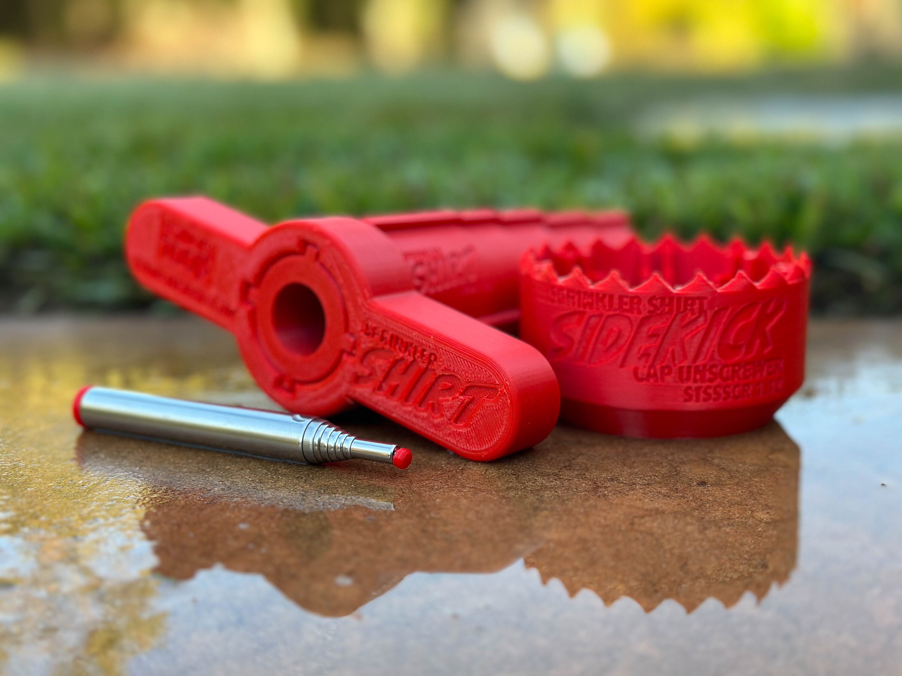 Sprinkler Head Irrigation Removal and Replacement 4in1 Tool Removes