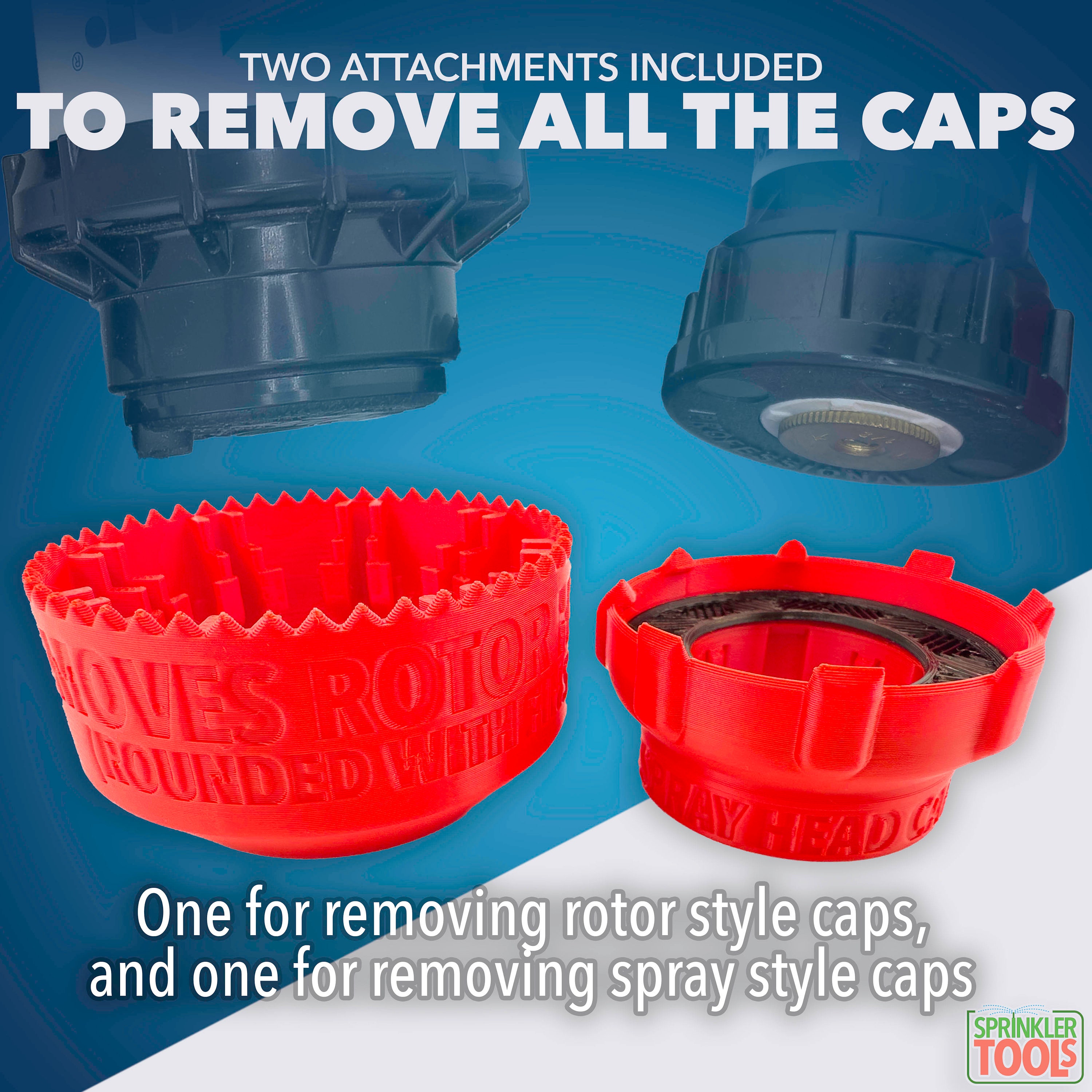 Sprinkler Head Removal 4in1 Tool, Removes Most Brands Rain Bird