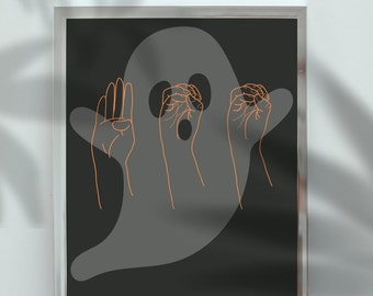 BOO (ASL), Halloween Poster