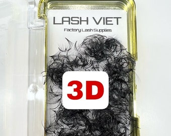 3D Premade fans  Premium quality promade fans handmade fans  eyelash fans Volume Fans Curl C CC D