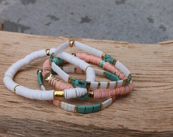 Juego de pulseras PASTEL