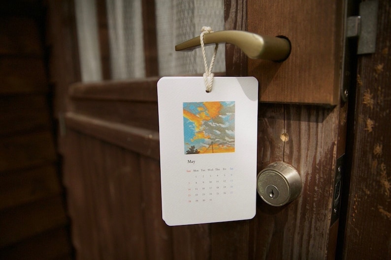 2023 Calendar Handmade Simple Country Calendar 100 Eco Etsy