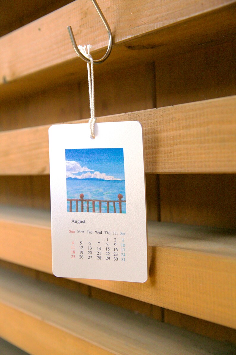 2024 Calendar Handmade Simple Calendar 100 Eco Friendly Etsy
