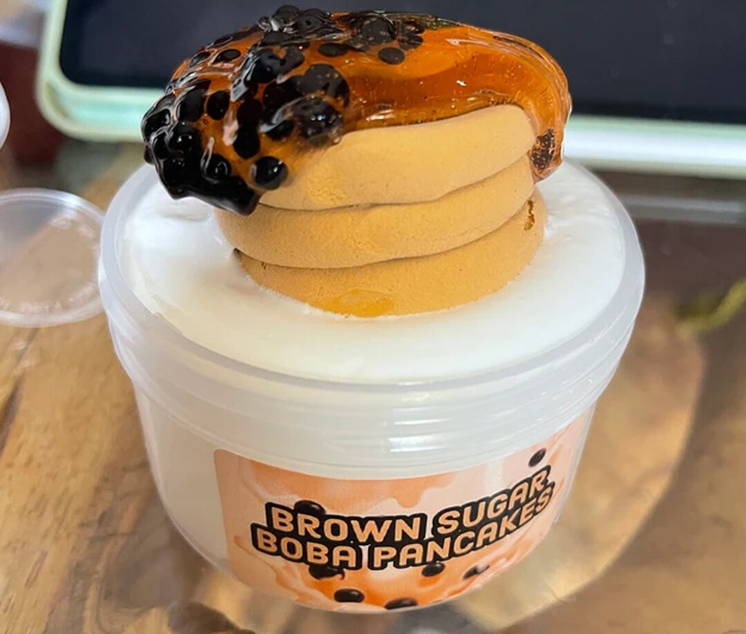 Brown Sugar Boba Pancakes Scented DIY Clay Slime Etsy