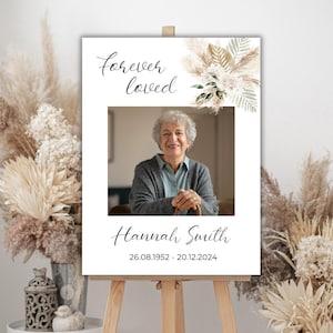 Funeral Welcome Sign: Celebration of Life Memorial Poster (Digital Download)