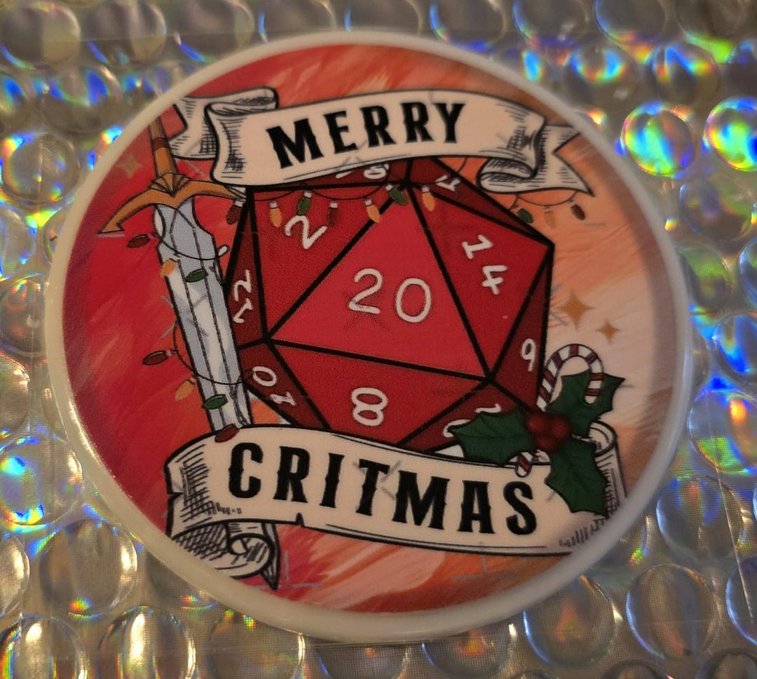 D and D Dungeons and Dragons Christmas Ornament Real Pearl