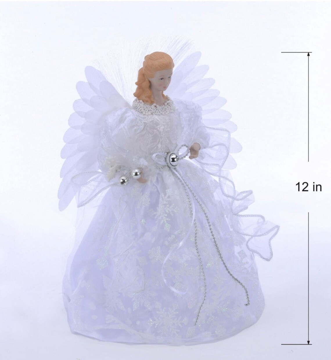 LED Angel Fiber Optic Tree Topper - Etsy