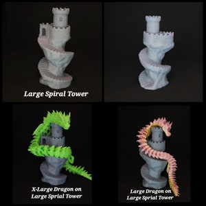 3D Printed Flexi Articulating Dragon (Standard Colors)