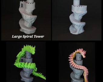 3D Printed Flexi Articulating Dragon (Standard Colors)