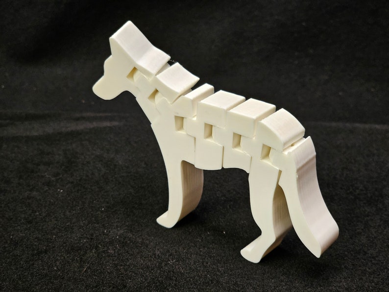 3D Printed Simple Flexi German Shephard standard Colors Etsy Australia