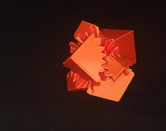 3D Printed Gear Cube Fidget (Specialty Colors)