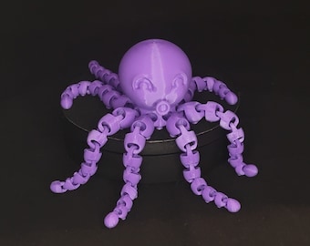 Pulpo flexible articulado impreso en 3D (colores especiales)