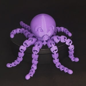 3D Printed Articulating Flexi Octopus (Standard Colors)