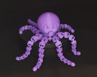 Pulpo flexible articulado impreso en 3D (colores estándar)