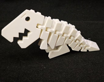 3D Printed Simple Flexi Rex (Standard Colors)