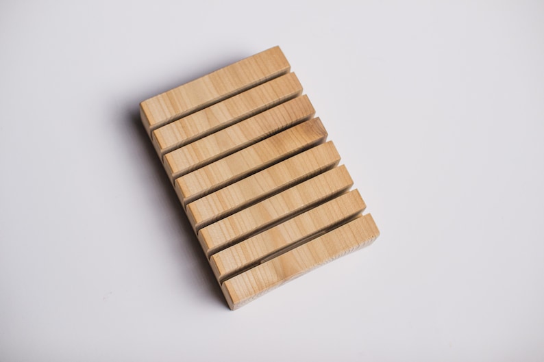 Cedar Soap Dish 100 Natural Wood Draining Tray Holder Etsy