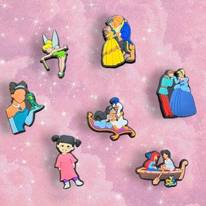 Disney Croc Charms, Jibbitz. You Pick,Minnie, Mickey, Belle, Cinderella,  Elsa