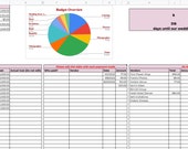 Wedding Budget Spreadsheet | All in one! Budget and Payments Tracking | Automatic Tracking! | Google Sheets Compatible!