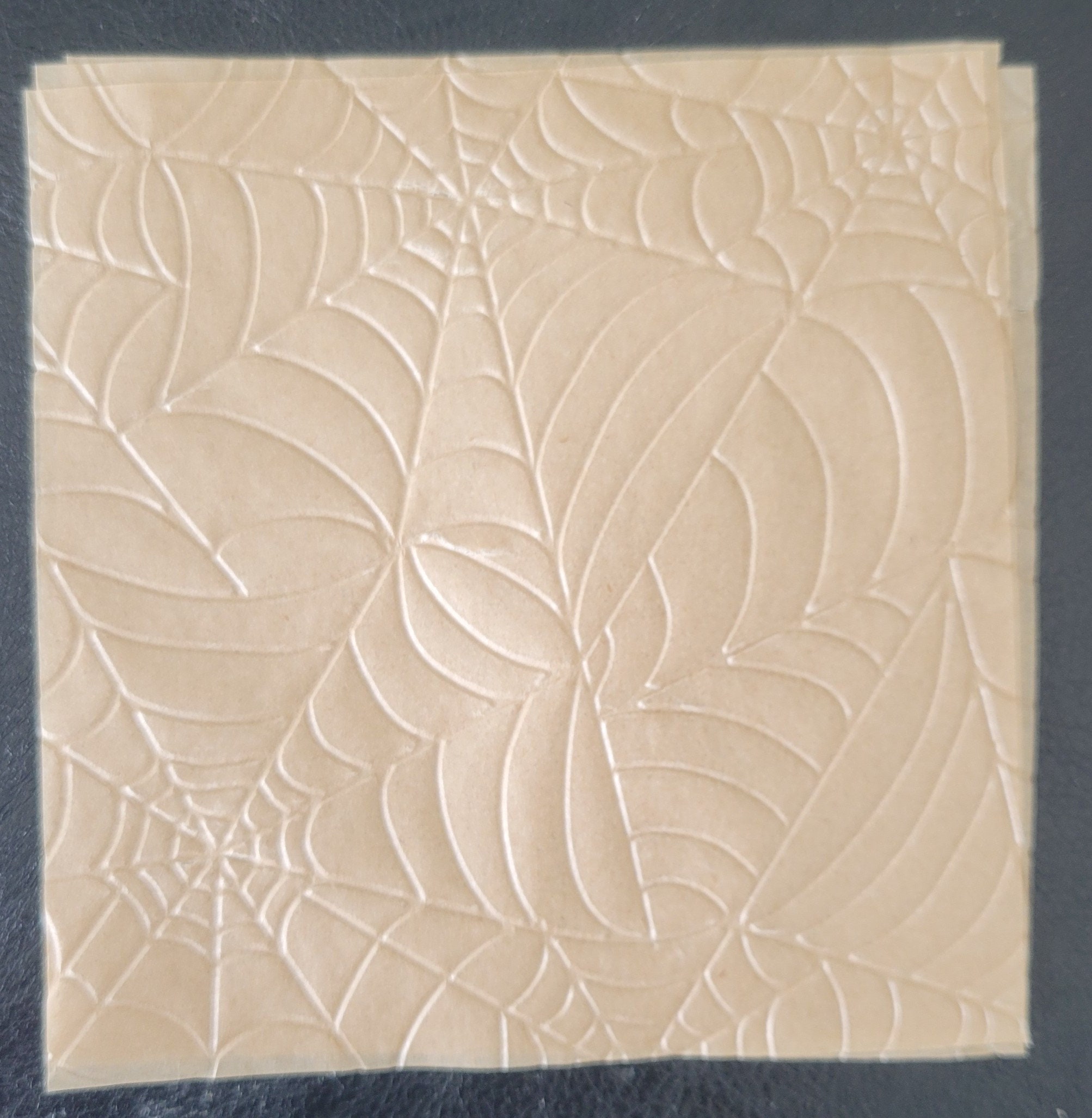 Spiderweb Design Parchment for Embossing in Royal Icing, Cookie Embossing Paper, Printing Into