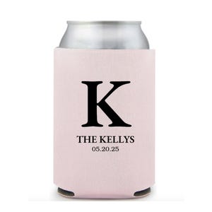 Custom Wedding Can Coolers – Personalized Wedding Favors - Wedding Favors - Custom Koozies for Wedding, Beer Holder