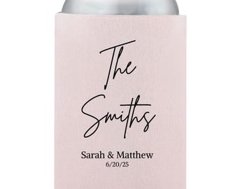 Personalized Wedding Can Coolers: Custom Wedding Favors