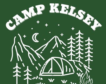 Camp Bachelorette Party Sign | Custom Glamping Weekend Poster (Canva Template)