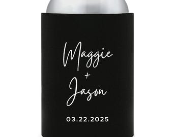 Custom Wedding Can Coolers – Personalized Wedding Favors
