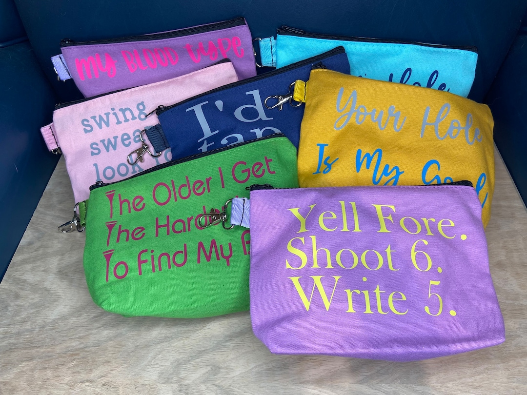 Golf Tee Bag Etsy