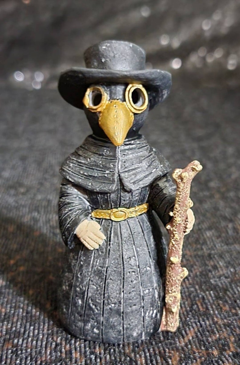 Crow Plague Doctor Incense Burner Plague Dr Incense Burner Etsy