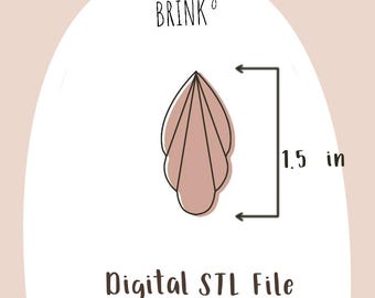 bungelen kleisnijder stl, polymeerkleisnijder stl-bestand, digitaal stl-bestand, ovale polymeerkleisnijder, oorbel STL-bestand, digitale STL-download