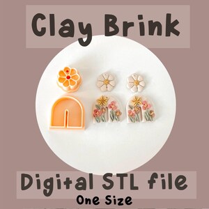 dangle clay cutter stl , polymer clay cutter stl file , digital stl file, oval polymer clay cutter, earring STL file, STL digital dowload