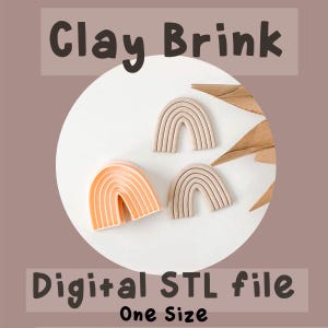 dangle clay cutter stl , polymer clay cutter stl file , digital stl file, oval polymer clay cutter, earring STL file, STL digital dowload