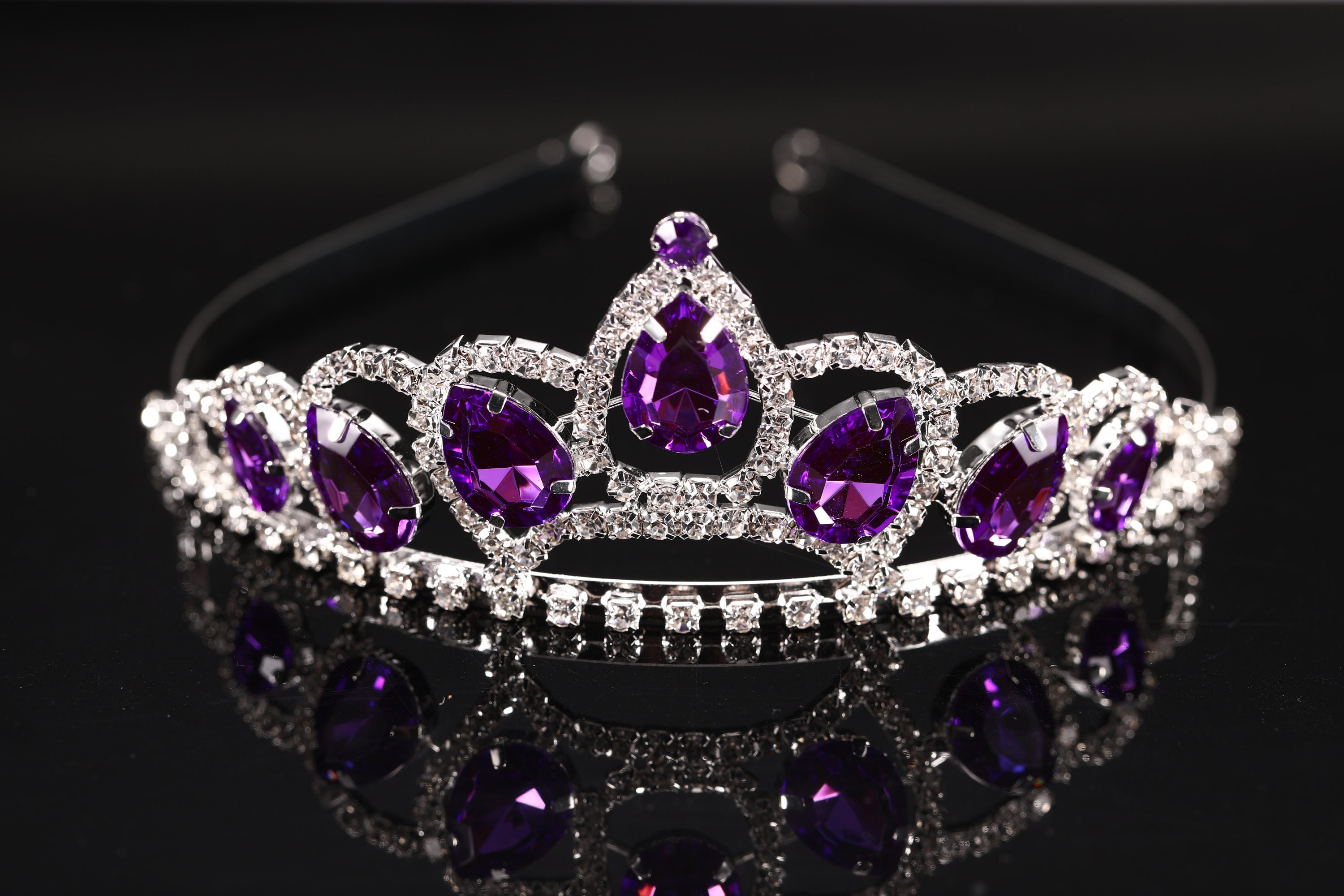 Audrey Descendants Crown Purple Tiara Girls Princess Crown - Etsy