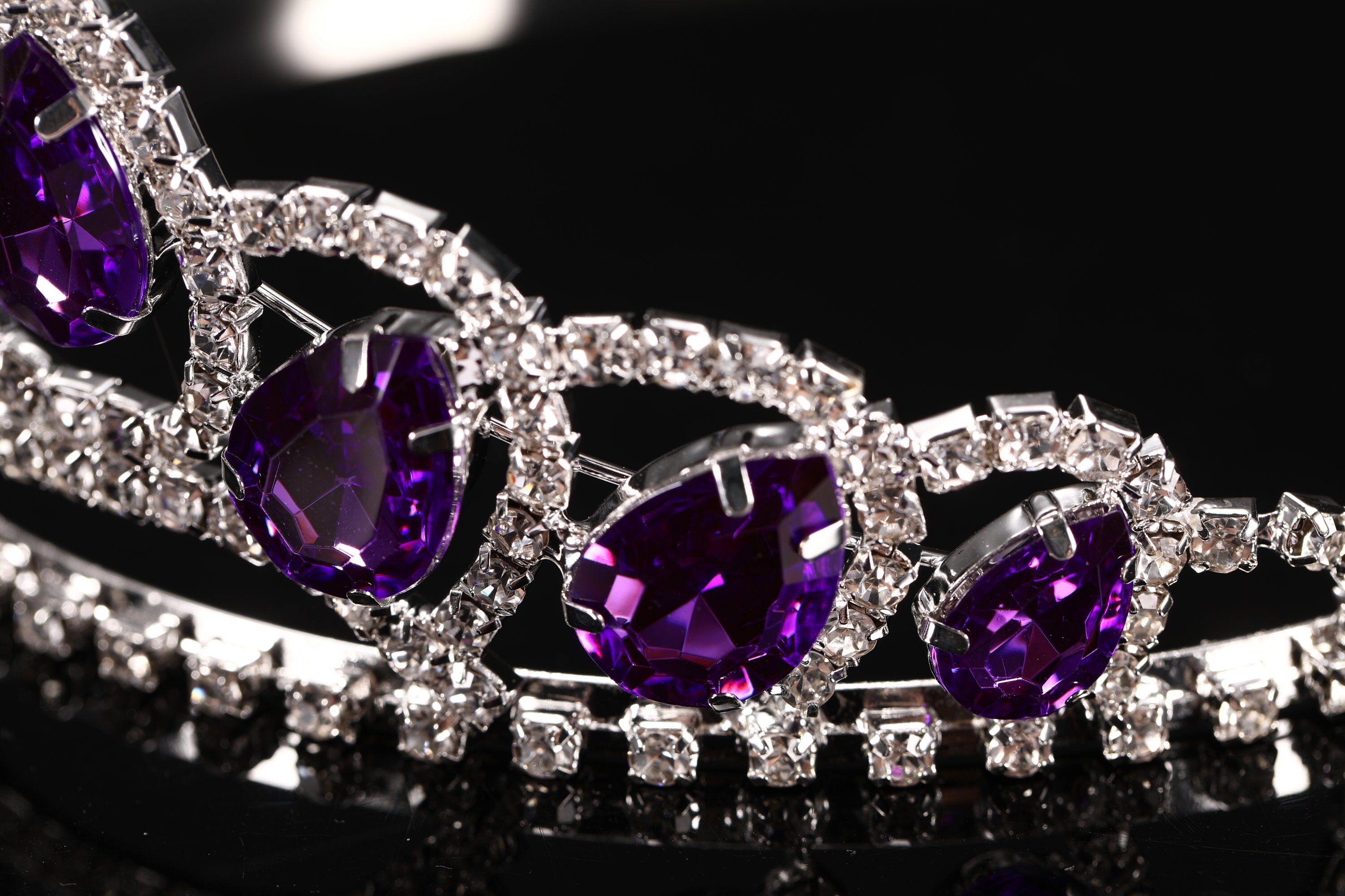 Audrey Descendants Crown Purple Tiara Girls Princess Crown - Etsy