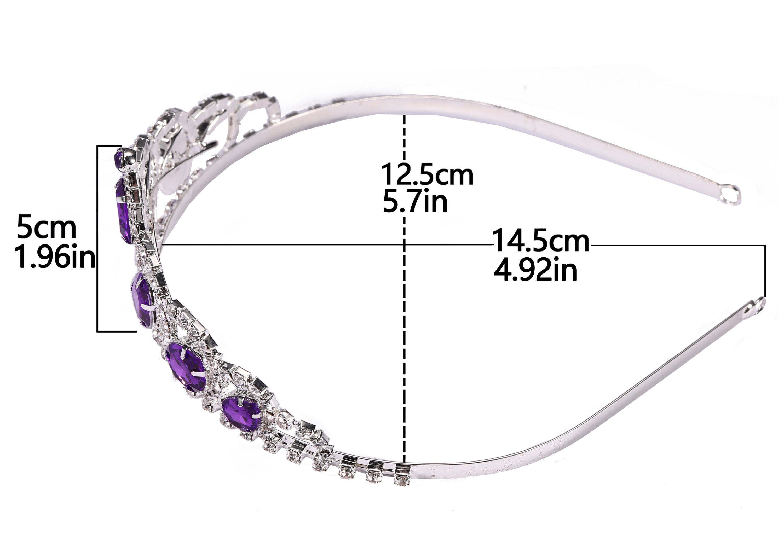 Audrey Descendants Crown Purple Tiara Girls Princess Crown - Etsy