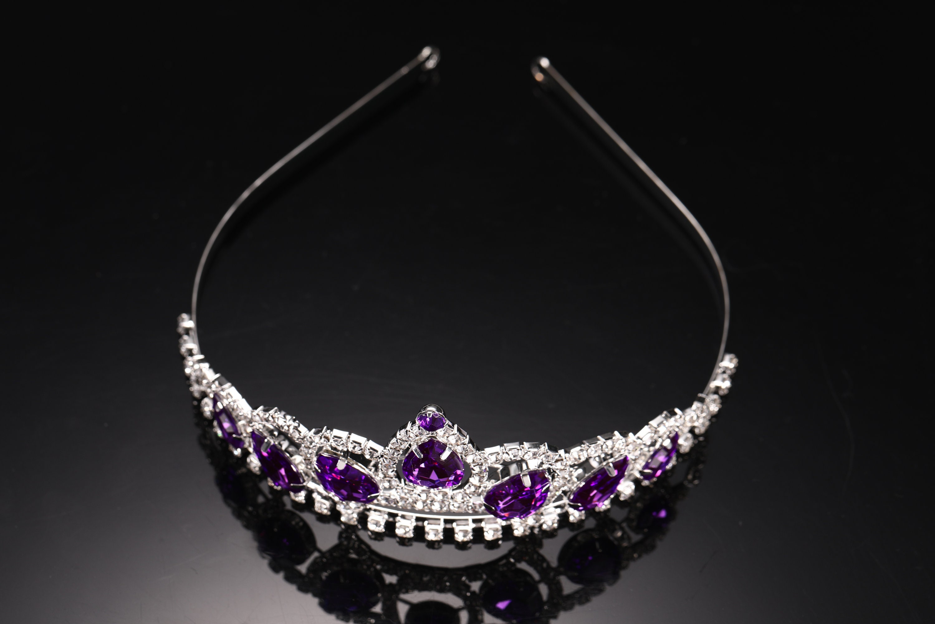 Audrey Descendants Crown Purple Tiara Girls Princess Crown - Etsy