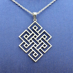 Celtic Rope Trinity Necklace | 925 Sterling Silver | Celtic Rope Pendant | Irish Jewelry | Celtic Knot Necklace
