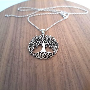 Tree of Life Sterling Silver Necklace | Handmade Celtic Pendant - Etsy