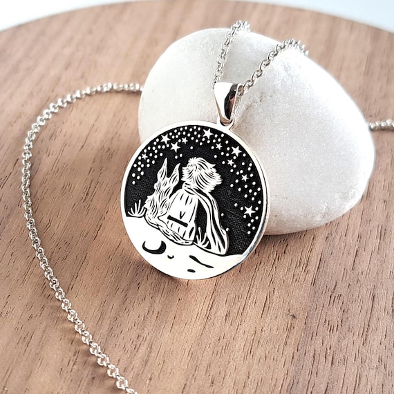Little Prince Sterling Silver Necklace | Customizable Pendant
