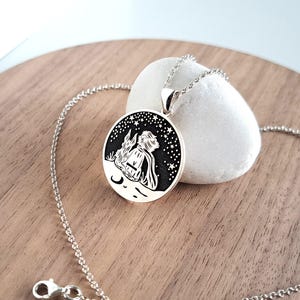Sterlingzilveren ketting Kleine Prins | Aanpasbare hanger afbeelding 4