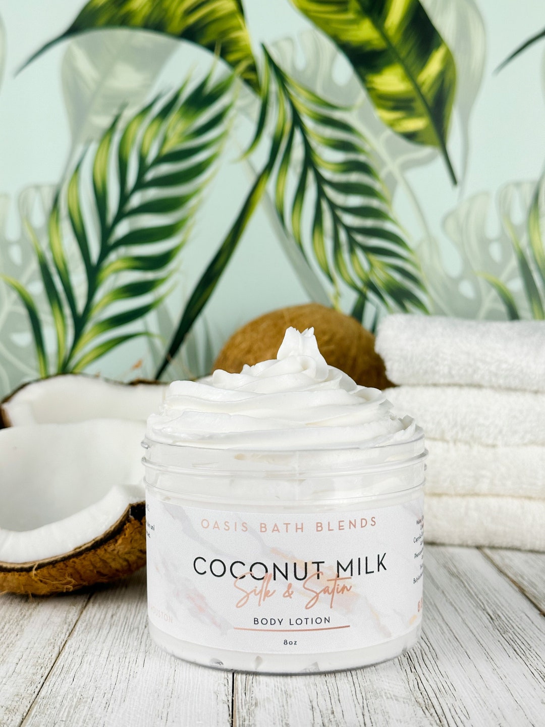 Coconut Milk Silk & Satin Lotion Etsy
