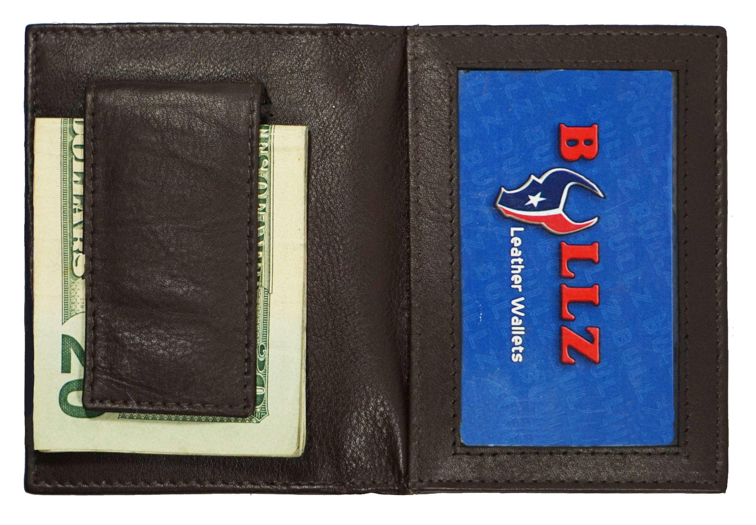 Bifold Front Pocket Minimalist Moeny Clip Wallet for Men Holds Upto 6